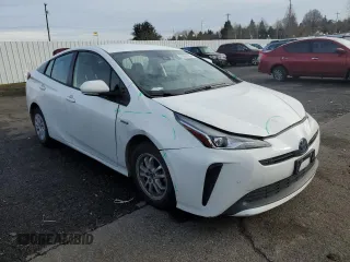 2021 Toyota Prius L Eco with VIN JTDKAMFUXM3149611, listed as a Copart auction lot 44269505 with 81,437 mi miles and Salvage title. Bid and sale history available at DreamBid. Image 4.