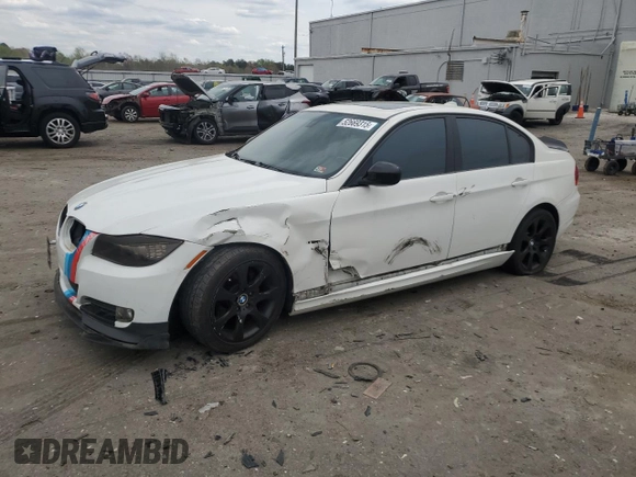 2009 BMW 3 Series 328i with VIN WBAPH77599NM31774, listed as a Copart auction lot 52669315 with 241,355 mi miles and Salvage title. Bid and sale history available at DreamBid. Image 1.