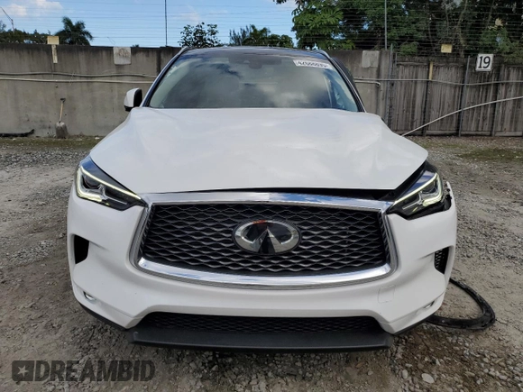 2022 Infiniti QX50 LUXE with VIN 3PCAJ5BA1NF107362, listed as a Copart auction lot 42688895 with 26,666 mi miles and Non Repairable. Bid and sale history available at carsss.com. Image 5.