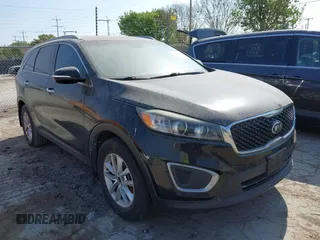 2017 Kia Sorento LX with VIN 5XYPG4A30HG242934, listed as a IAAI auction lot 41856236 with 164,664 mi miles. Bid and sale history available at carsss.com. Image 1.