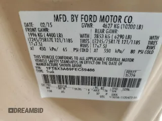 2015 Ford F-350 XL с VIN 1FT8X3A69FEC59486, выставлен на аукционе Copart как лот 59542415 с пробегом 174 324 миль миль и Чистый • Clean title. История ставок и продаж доступна на DreamBid. Изображение 12.