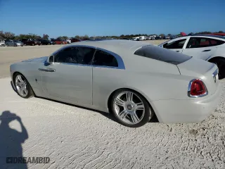 2015 Rolls-Royce Wraith with VIN SCA665C52FUX85269, listed as a Copart auction lot 77326374 with 0 mi miles and Salvage Title. Bid and sale history available at carsss.com. Image 2.