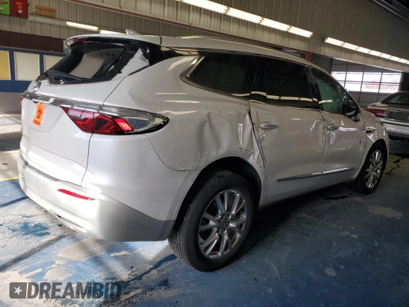 2023 Buick Enclave Essence with VIN 5GAEVAKW7PJ167279, listed as a Copart auction lot 83610804 with 35,724 mi miles and Salvage Title. Bid and sale history available at carsss.com. Image 3.