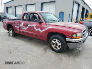 1997 Dodge Dakota with VIN 1B7GL23X9VS223370, listed as a Copart auction lot 43982655 with 195,529 mi miles and Salvage Title. Bid and sale history available at carsss.com. Image 4.