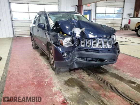 2016 Jeep Compass High Altitude Edition with VIN 1C4NJDEB7GD730026, listed as a Copart auction lot 53608505 with 67,386 mi miles and Salvage Title. Bid and sale history available at carsss.com. Image 14.