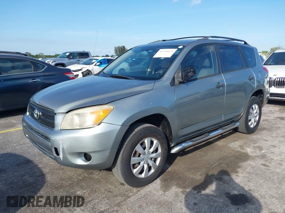 2006 Toyota RAV4 with VIN JTMZD33V765003638, listed as a IAAI auction lot 41716676 with 74,938 mi miles. Bid and sale history available at carsss.com. Image 2.