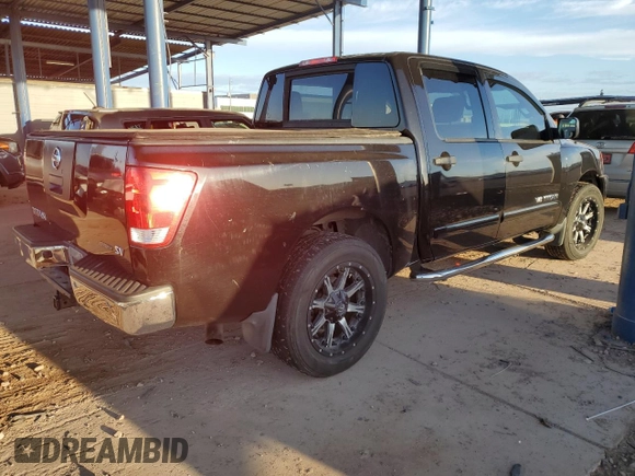 2012 Nissan Titan SV with VIN 1N6BA0ED5CN302776, listed as a Copart auction lot 55096625 with 128,484 mi miles and Salvage title. Bid and sale history available at DreamBid. Image 3.