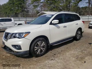 2019 Nissan Pathfinder SV with VIN 5N1DR2MN4KC615592, listed as a Copart auction lot 48574795 with 83,791 mi miles and Salvage Title. Bid and sale history available at carsss.com. Image 1.