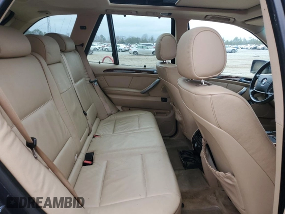 2005 BMW X5 3.0i with VIN 5UXFA13525LY06673, listed as a Copart auction lot 47687345 with 197,052 mi miles and Clean Title. Bid and sale history available at carsss.com. Image 11.