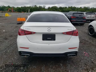 2024 Mercedes-Benz C 300 with VIN W1KAF4HBXRR186127, listed as a Copart auction lot 58901705 with 6,697 mi miles and Salvage title. Bid and sale history available at DreamBid. Image 6.