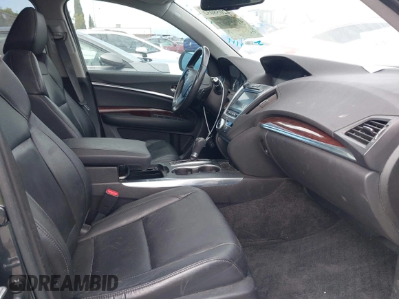2014 Acura MDX with VIN 5FRYD3H27EB004309, listed as a IAAI auction lot 42058052 with 107,318 mi miles. Bid and sale history available at carsss.com. Image 5.