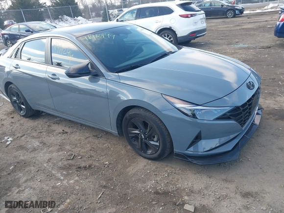 2023 Hyundai Elantra Preferred with VIN KMHLM4AG2PU409832, listed as a IAAI auction lot 41412944 with 27,172 mi miles. Bid and sale history available at carsss.com. Image 1.
