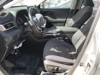 2021 Toyota Highlander L with VIN 5TDZZRAH2MS515896, listed as a Copart auction lot 49450015 with 57,639 mi miles and Salvage title. Bid and sale history available at DreamBid. Image 7.