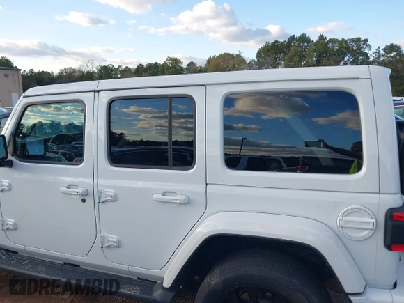 2021 Jeep Wrangler Unlimited Sahara with VIN 1C4JJXP64MW840094, listed as a IAAI auction lot 40830676 with 31,716 mi miles and . Bid and sale history available at DreamBid. Image 15.