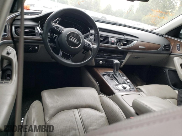 2016 Audi A6 3.0T Prestige with VIN WAUHGBFC7GN017626, listed as a Copart auction lot 70387633 with 0 mi miles. Bid and sale history available at carsss.com. Image 8.