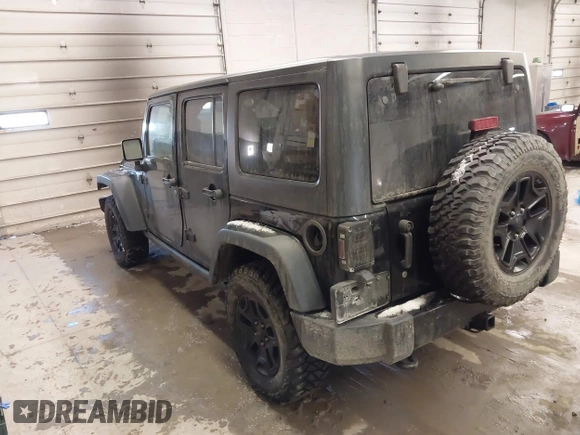 2016 Jeep Wrangler Unlimited Sport with VIN 1C4BJWDG9GL114359, listed as a IAAI auction lot 41422535 with 133,462 mi miles and . Bid and sale history available at DreamBid. Image 3.