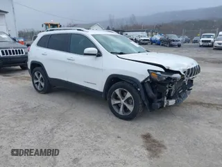2020 Jeep Cherokee Limited with VIN 1C4PJMDX6LD503944, listed as a IAAI auction lot 41867418 with 92,691 mi miles. Bid and sale history available at carsss.com. Image 1.