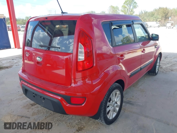 2013 Kia Soul with VIN KNDJT2A53D7539419, listed as a IAAI auction lot 40637283 with 148,621 mi miles. Bid and sale history available at carsss.com. Image 4.
