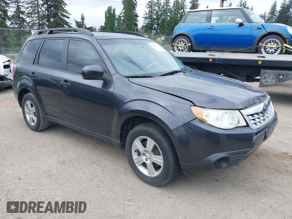 2012 Subaru Forester X with VIN JF2SHABC7CH404340, listed as a IAAI auction lot 42256177 with 163,828 mi miles and . Bid and sale history available at DreamBid. Image 1.