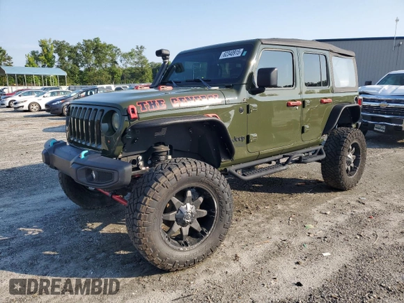 2021 Jeep Wrangler Unlimited Sport S with VIN 1C4HJXDG1MW819912, listed as a Copart auction lot 62340915 with 46,243 mi miles and Salvage title. Bid and sale history available at DreamBid. Image 1.