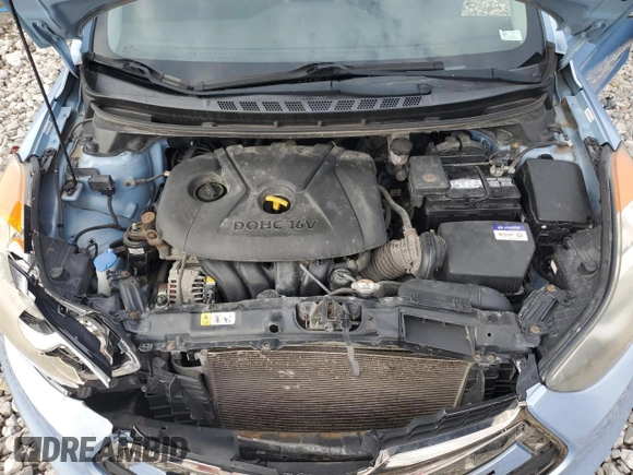 2013 Hyundai Elantra Coupe GS PZEV with VIN KMHDH6AE4DU006143, listed as a Copart auction lot 80347114 with 121,279 mi miles and Salvage Title. Bid and sale history available at carsss.com. Image 11.
