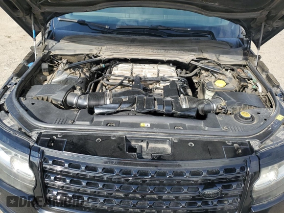 2014 Land Rover Range Rover Supercharged z VIN SALGS2EF9EA138311, wystawiony jako Copart lot #48823855 z przebiegiem 145 406 mil mil oraz Czysty tytuł • Clean title. Historia ofert i sprzedaży dostępna na DreamBid. Obrazek 11.