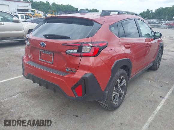 2024 Subaru Crosstrek Premium with VIN JF2GUADC0RH891856, listed as a IAAI auction lot 42385366 with 3,651 mi miles and . Bid and sale history available at DreamBid. Image 4.