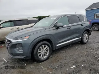 2019 Hyundai Santa Fe SE with VIN 5NMS2CADXKH066239, listed as a Copart auction lot 58029165 with 86,449 mi miles and Salvage title. Bid and sale history available at DreamBid. Image 1.