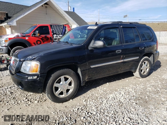 2008 GMC Envoy SLT with VIN 1GKDT13SX82193080, listed as a Copart auction lot 50058045 with 206,297 mi miles and Salvage Title. Bid and sale history available at carsss.com. Image 1.