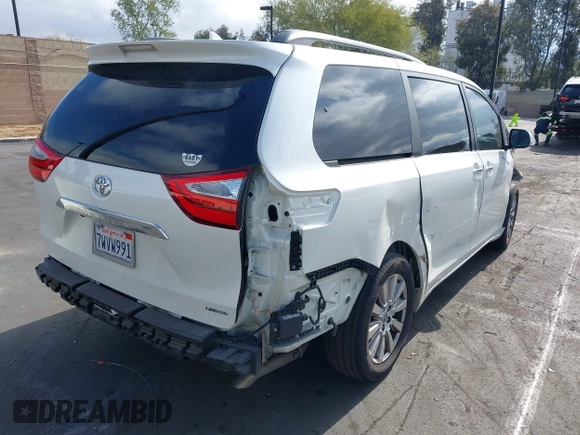 2017 Toyota Sienna XLE Auto Access Seat with VIN 5TDYZ3DC5HS826348, listed as a IAAI auction lot 42083865 with 81,439 mi miles and . Bid and sale history available at DreamBid. Image 4.