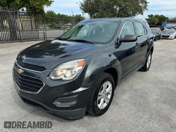 2017 Chevrolet Equinox LS with VIN 2GNALBEK1H1546430, listed as a Copart auction lot 55705755 with 86,674 mi miles and Non Repairable. Bid and sale history available at DreamBid. Image 1.