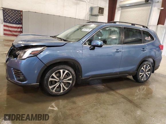 2023 Subaru Forester Limited with VIN JF2SKAPC7PH511436, listed as a Copart auction lot 58751175 with 17,892 mi miles and Salvage title. Bid and sale history available at DreamBid. Image 1.