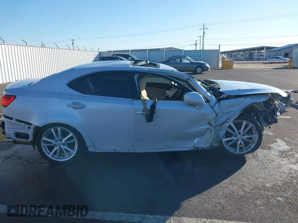 2006 Lexus IS 250 with VIN JTHBK262165021067, listed as a IAAI auction lot 41561905 with Not provided miles and . Bid and sale history available at DreamBid. Image 13.