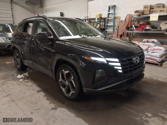 2023 Hyundai Tucson Hybrid SEL Convenience with VIN KM8JFCA16PU111727, listed as a IAAI auction lot 41502958 with 41,636 mi miles. Bid and sale history available at carsss.com. Image 1.