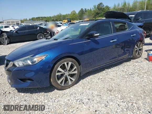 2018 Nissan Maxima Platinum with VIN 1N4AA6AP8JC382929, listed as a Copart auction lot 51987855 with 25,897 mi miles and Salvage Title. Bid and sale history available at DreamBid. Image 1.