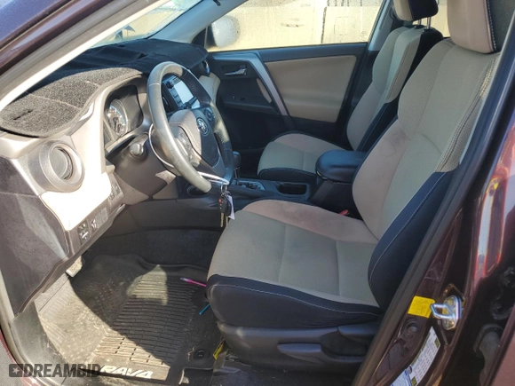 2016 Toyota RAV4 XLE with VIN 2T3RFREV0GW492162, listed as a Copart auction lot 46889155 with 65,707 mi miles and Salvage Title. Bid and sale history available at carsss.com. Image 7.