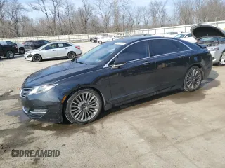 2014 Lincoln MKZ with VIN 3LN6L2JK1ER801584, listed as a Copart auction lot 49283495 with 93,161 mi miles and Salvage Title. Bid and sale history available at carsss.com. Image 1.