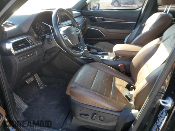 2022 Kia Telluride SX with VIN 5XYP5DHC1NG323836, listed as a Copart auction lot 45961675 with 33,273 mi miles and Salvage title. Bid and sale history available at DreamBid. Image 7.