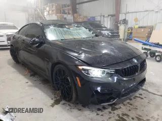 2020 BMW M4 with VIN WBS4Y9C08LFH71555, listed as a Copart auction lot 76549633 with 23,322 mi miles. Bid and sale history available at carsss.com. Image 4.