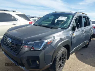 2023 Subaru Forester Wilderness with VIN JF2SKAMC5PH502206, listed as a IAAI auction lot 41033661 with 15,968 mi miles. Bid and sale history available at carsss.com. Image 2.