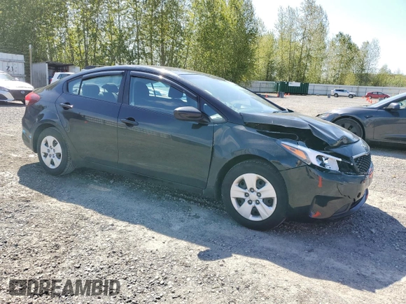 2017 Kia Forte LX with VIN 3KPFK4A70HE055901, listed as a Copart auction lot 54274885 with 159,185 mi miles and Salvage Title. Bid and sale history available at carsss.com. Image 4.