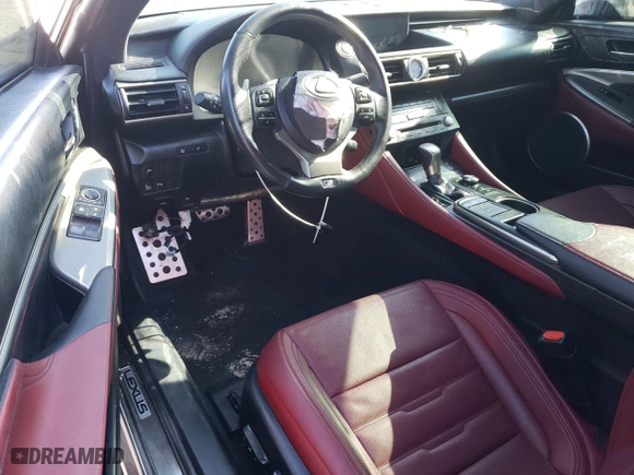 2015 Lexus RC 350 with VIN JTHHE5BC2F5006790, listed as a Copart auction lot 83512654 with 34,634 mi miles and Clean Title. Bid and sale history available at carsss.com. Image 8.