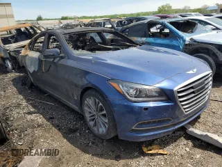 2015 Hyundai Genesis 3.8L with VIN KMHGN4JE0FU091477, listed as a Copart auction lot 50513325 with 83,930 mi miles and Salvage Title. Bid and sale history available at carsss.com. Image 4.