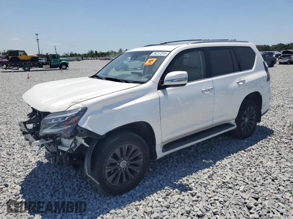 2023 Lexus GX 460 Premium z VIN JTJAM7BX6P5366387, wystawiony jako Copart lot #54217315 z przebiegiem 1 471 mil mil oraz Szkoda całkowita • Salvage title. Historia ofert i sprzedaży dostępna na DreamBid. Obrazek 1.