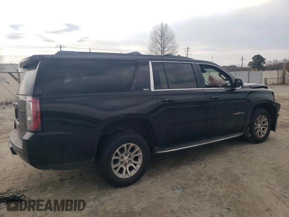 2018 GMC Yukon XL SLT with VIN 1GKS2GKC2JR318206, listed as a Copart auction lot 47023075 with 0 mi miles and Salvage Title. Bid and sale history available at carsss.com. Image 3.