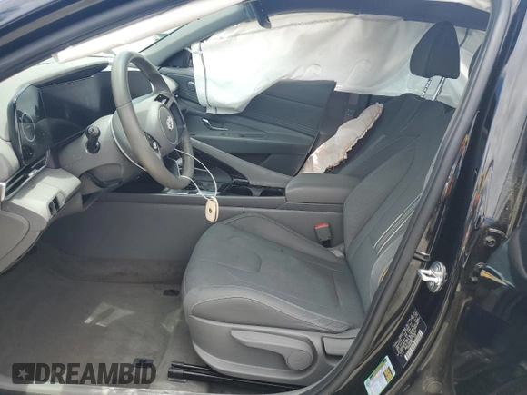 2023 Hyundai Elantra SEL with VIN KMHLS4AG6PU524083, listed as a Copart auction lot 56559725 with 38,435 mi miles and Salvage title. Bid and sale history available at DreamBid. Image 7.