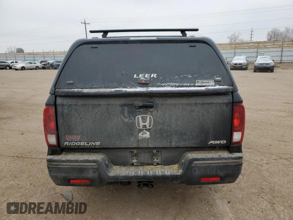 2020 Honda Ridgeline Black Edition with VIN 5FPYK3F88LB012387, listed as a Copart auction lot 45812235 with Not provided miles and Salvage title. Bid and sale history available at DreamBid. Image 6.