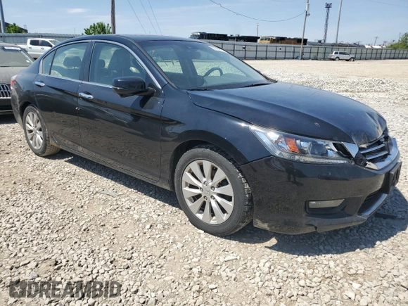 2013 Honda Accord Sdn EX-L with VIN 1HGCR2F8XDA147634, listed as a Copart auction lot 53795115 with 229,754 mi miles and Salvage Title. Bid and sale history available at carsss.com. Image 4.