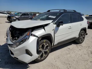 2021 Toyota RAV4 Prime XSE with VIN JTMFB3FV8MD059031, listed as a Copart auction lot 49543095 with 82,339 mi miles and Salvage Title. Bid and sale history available at carsss.com. Image 1.