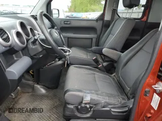 2005 Honda Element EX with VIN 5J6YH28615L029801, listed as a Copart auction lot 54927895 with 164,360 mi miles and Salvage Title. Bid and sale history available at DreamBid. Image 7.